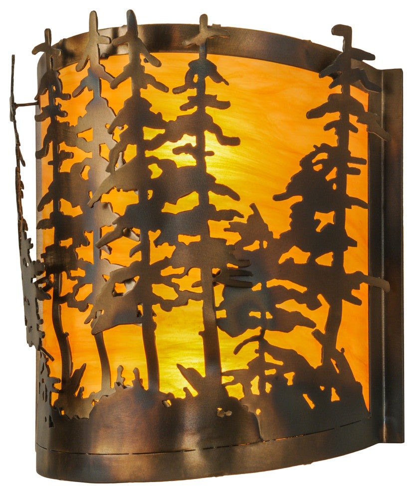 12W Tall Pines Wall Sconce