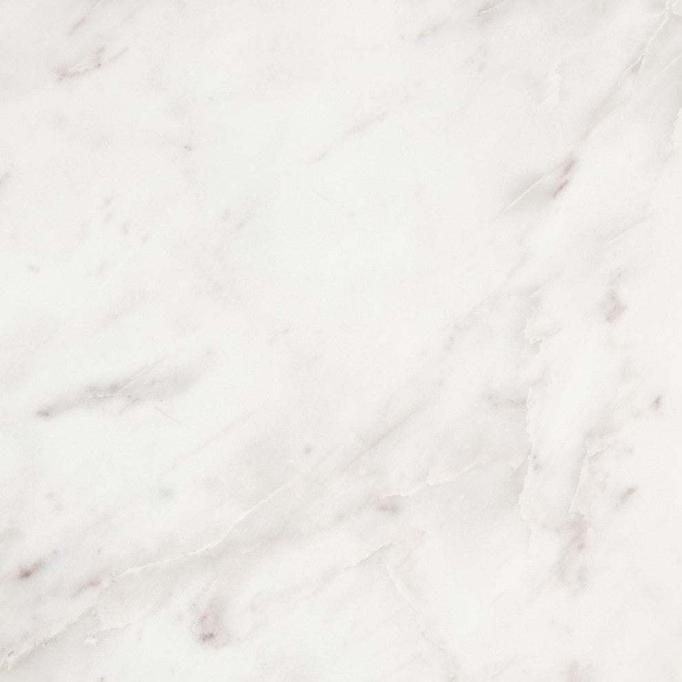 Helena Marble Side Table White & Gold