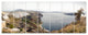 Beautiful View of Santorini Island, Landscape Canvas Print, 83"x32", 7 Panels