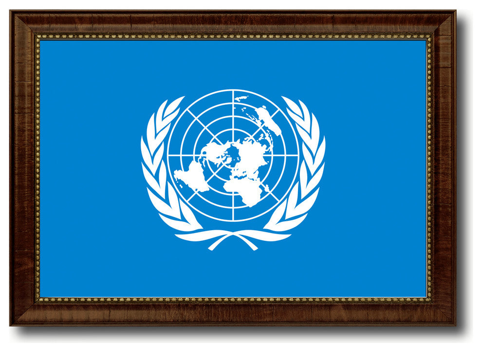 UN Country Flag Canvas Print, 27"x39"