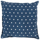 Surya Polka Dot PD-009 22"x22" Pillow Kit, Navy/Cream