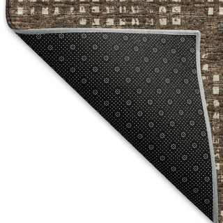 Premium Machine Washable Mayfield AMF33 Brown 10' x 14' Rug