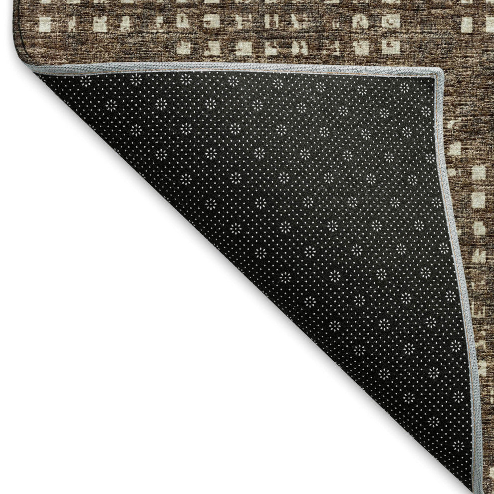 Premium Machine Washable Mayfield AMF33 Brown 10' x 14' Rug