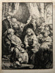 Rembrandt van Rijn "Joseph Racontant Ses Songes, B37" Heliogravure