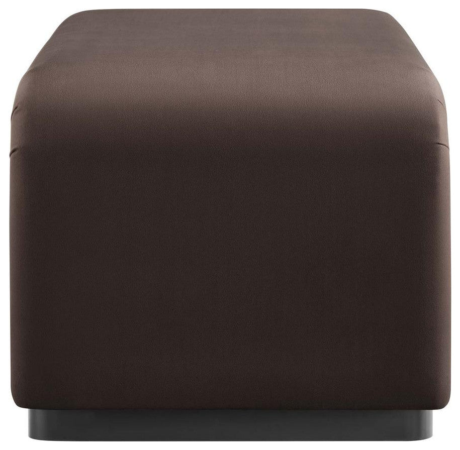 Koda Performance Velvet Waterfall Ottoman