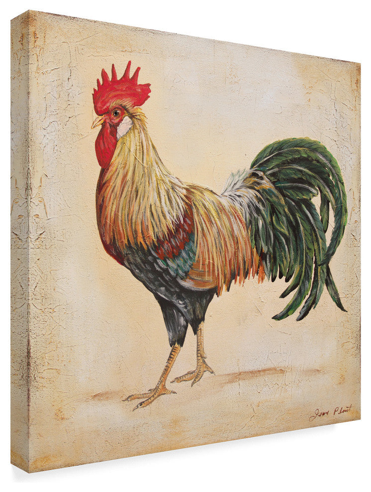 Jean Plout 'Rooster 3' Canvas Art