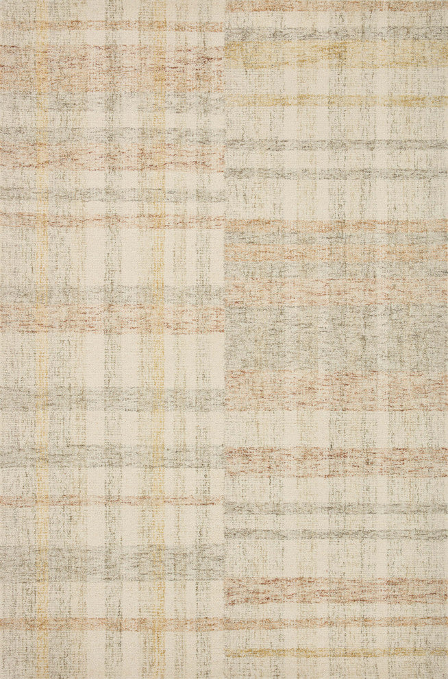 Chris Loves Julia x Loloi Chris Natural / Multi 7'-9" x 7'-9" Square Area Rug