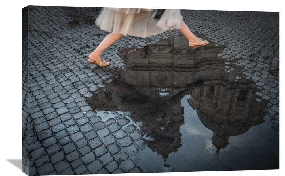 "Jump" Stretched Canvas Giclee by Antonio Convista, 36x24"