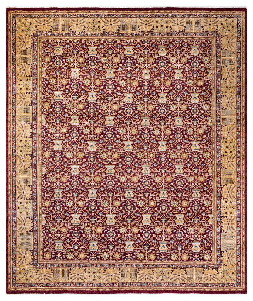 MOGUL, Hand Knotted Area Rug 9' 6" X 8' 1"
