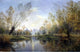Armand Guery Autumn Evening, Also known as Moonrise over the Suippe Canvas Wrap