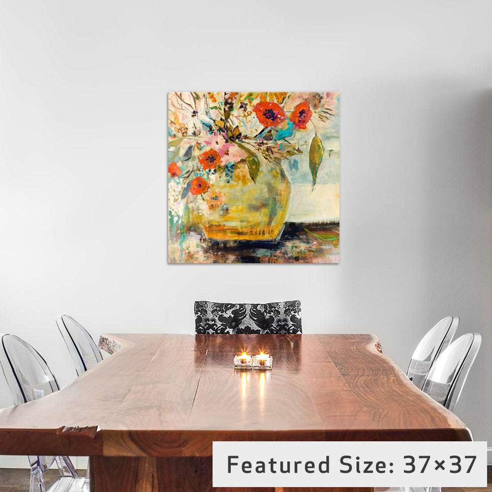 "Poppies and More" by Julian Spencer, 26x26x1.5
