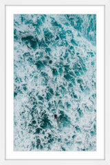 "Foam II" Framed Painting Print, 16"x24"