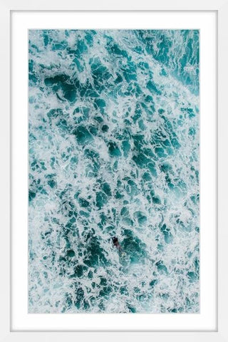 "Foam II" Framed Painting Print, 16"x24"