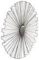 Contemporary Camelia Wall Dcor - Black