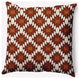 20" x 20" Geo Craze Indoor/Outdoor Polyester Throw Pillow, Oak