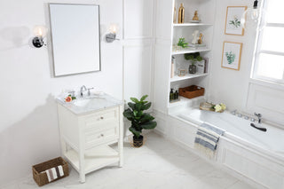 Matilda 24" Single Bathroom Vanity Set, White