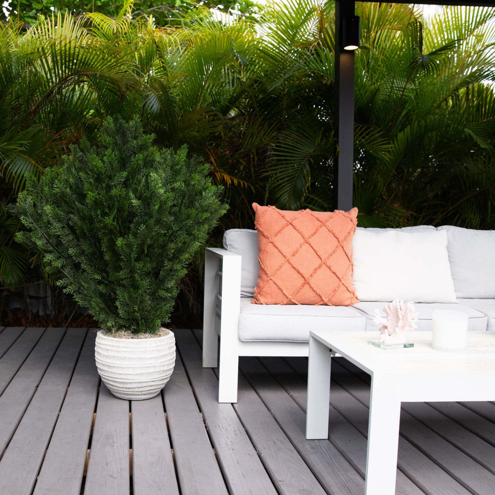 4ft. Artificial Cedar Bush UV Resistant, Indoor/Outdoor