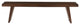 Lisbon Bench 70 in Royal Brown