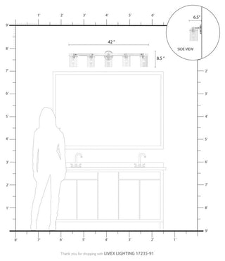 Munich 5 Light Brushed Nickel Vanity Sconce