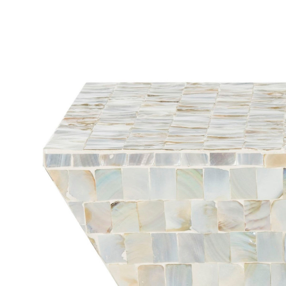 Safavieh Aquamarine Square Mosaic Stool