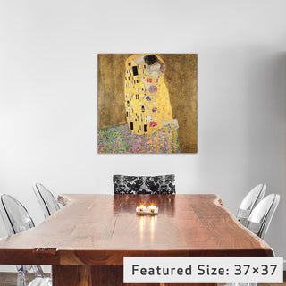 "The Kiss" by Bridgeman Library, 37x37x1.5