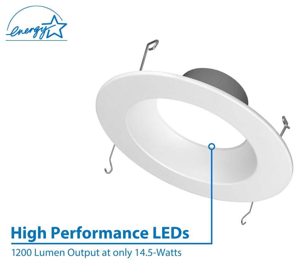 DCR56(v2) White High-Output LED Recessed Downlight, 4000K