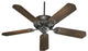 52" 5-Blade Chateaux Ceiling Fan, Toasted Sienna
