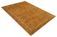 HAND KNOTTED LOOM SILK ECO-FRIENDLY AREA RUG-5'x8',Rectangle,Orange,Contemporary