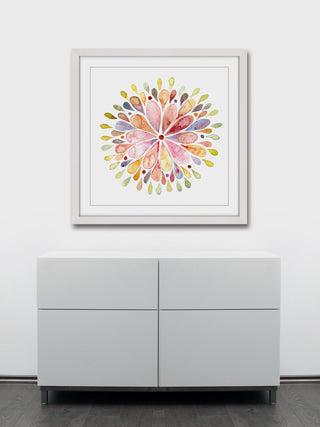 "Floral Explosion" Framed Art Print