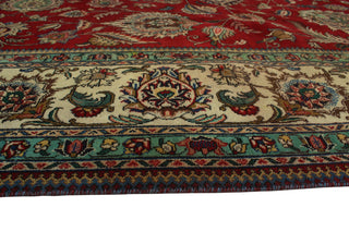 Fine Vintage Distressed Tyler Red Rug