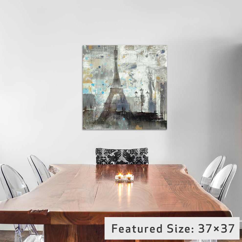 "Eiffel Tower Neutral" by Albena Hristova, 12x12x1.5