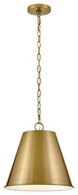Lark Blake 13.25" Medium Pendant, Lacquered Brass