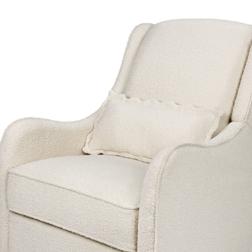 Devon Recliner and Swivel Glider, Ivory Boucle