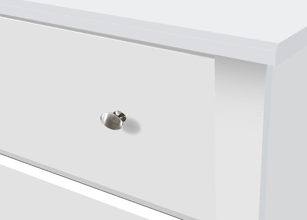 Storkcraft Crescent 6 Drawer Dresser, White