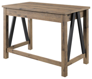 Quinton Writing Desk With Drawer, Salvage Oak