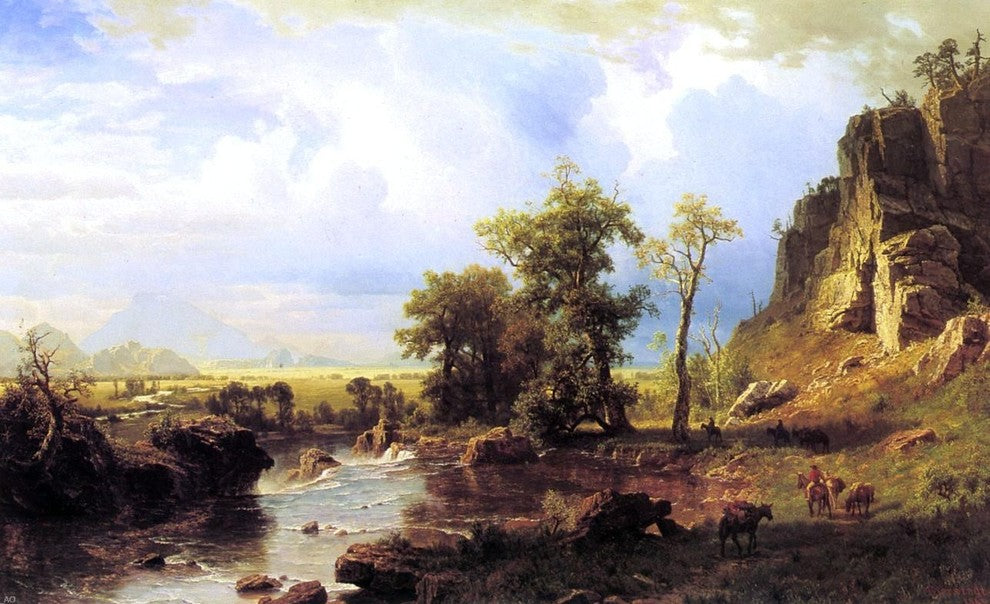 Albert Bierstadt North Fort of the Platte River Nebraska Wall Decal