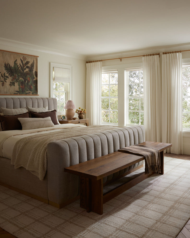 Chris Loves Julia x Loloi Polly Cream / Sand 3'-6" x 5'-6" Accent Rug