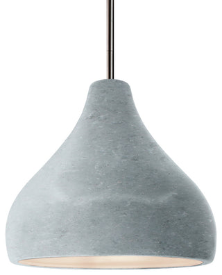 Radiance Medium Droplet 1-Pendant, Brushed Nickel/Rigid Stem Kit, LED