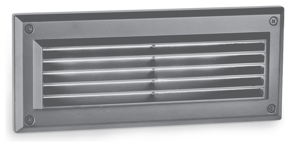 Endurance Louvered LED Brick Light, Architectural Graphite