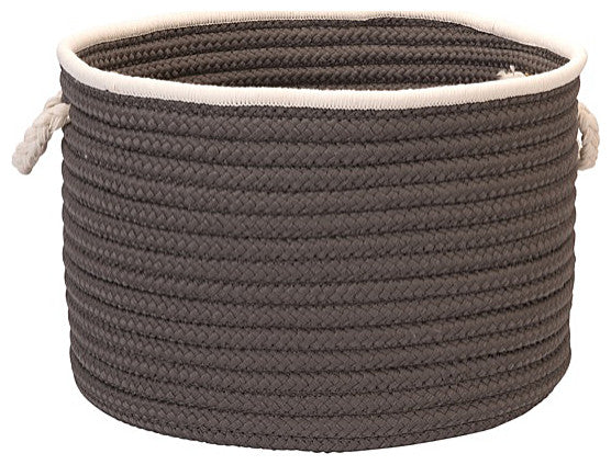 Colonial Mills Basket Doodle Edge Gray Round