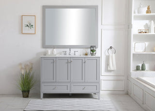 22" Traditional Grey-Light Bathroom Vanity