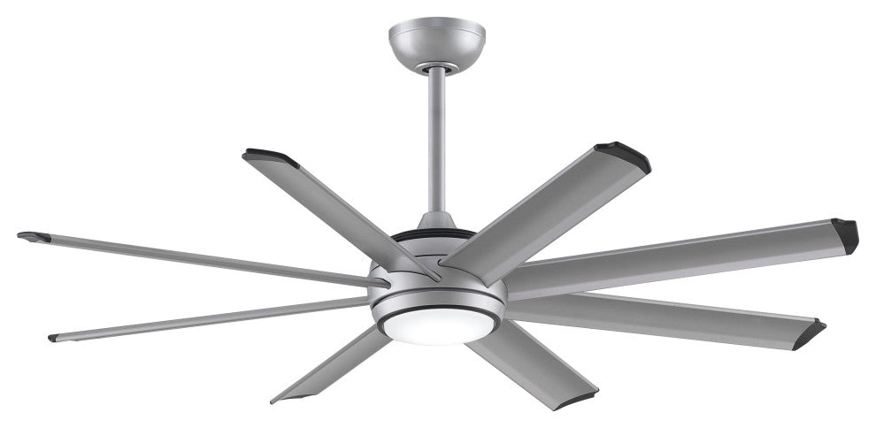 Stellar Ceiling Fan, Silver, 56"