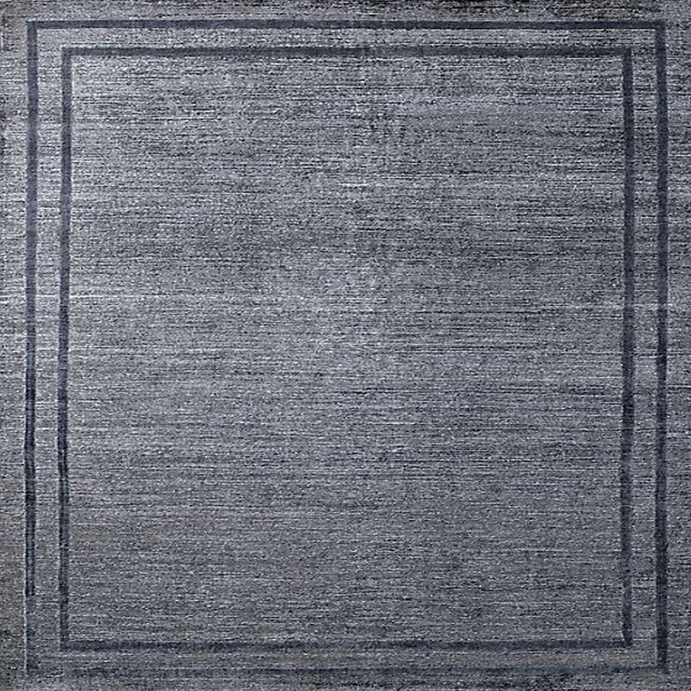 Ahgly Company Indoor Square Mid-Century Modern Area Rugs, 6' Square
