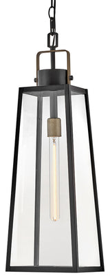 Lark 82002 Hugh 9"W Outdoor Mini Pendant - Black