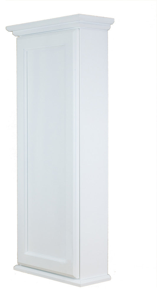 Lexington On the Wall White Cabinet 43.5h x 15.5w x 5.25d