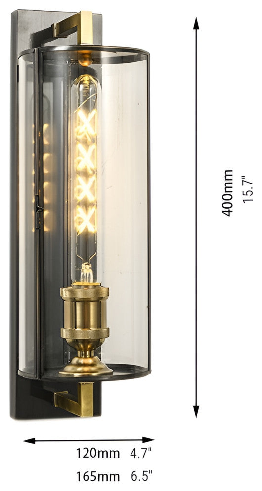 Luxury Glass Wall Lamp in Industrial Style, Living Room, Bedroom