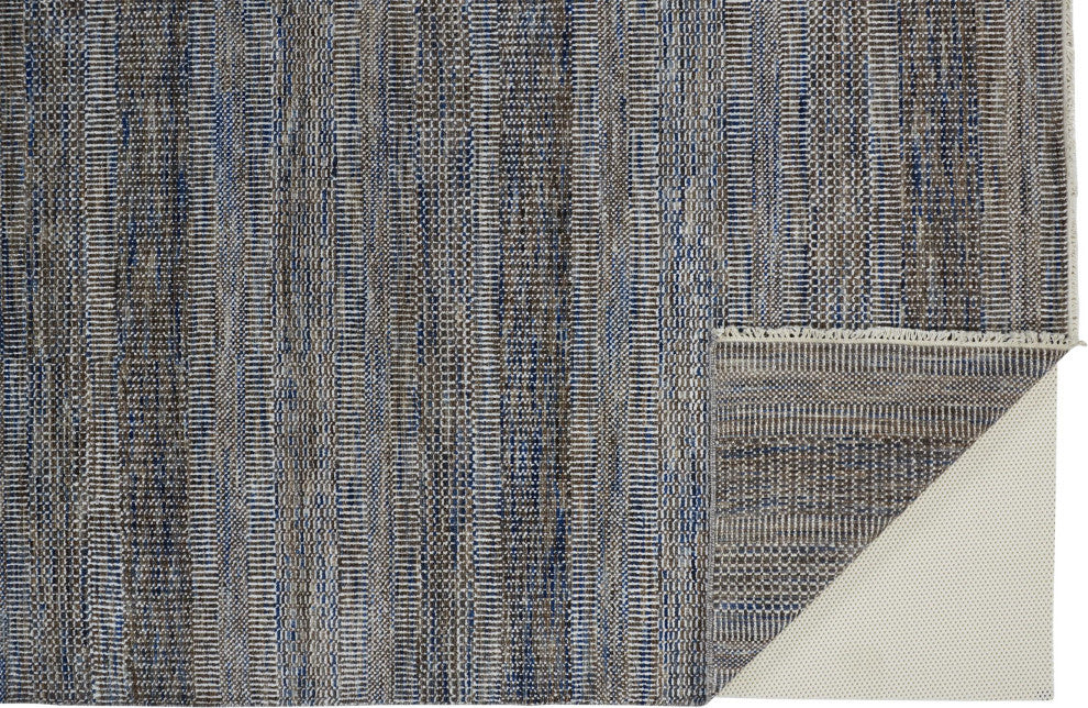 Weave & Wander Caldecott Dark Gray 2'x3' Hand Knotted Area Rug