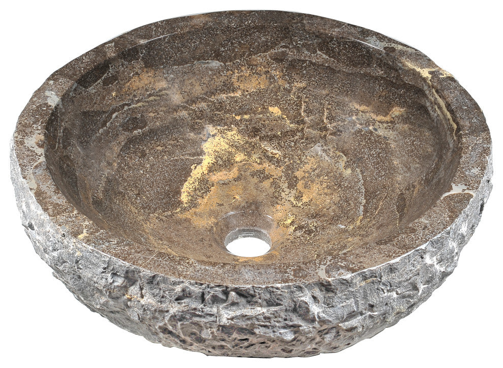 ANZZI Dusk Vessel Sink, Blue Stone