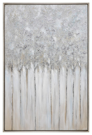 Uttermost 35351 Strength in Numbers 41 3/4 Inch x 61 3/34 Inch - Birch / Silver