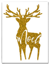 Ready2HangArt 'Glam Noel' Wrapped Canvas Christmas Textual Wall Art